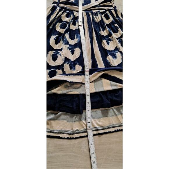 ANTHROPOLOGIE MAEVE Womens Navy Marin Sennebec Fit & Flare Jersey Dress XS - Picture 11 of 13